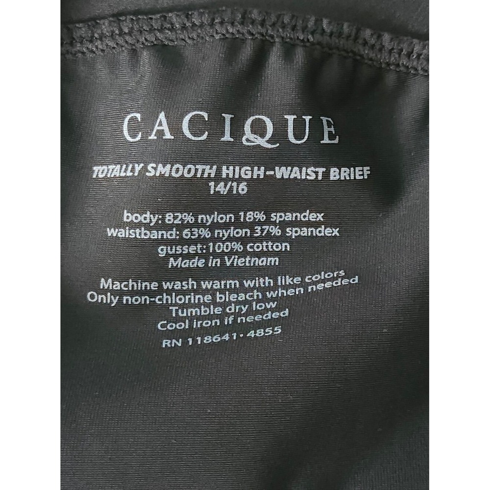 Cacique Lane Bryant Totally Smooth High-Waist Brief Panty 14/16 Lot 2 New - Picture 6 of 7